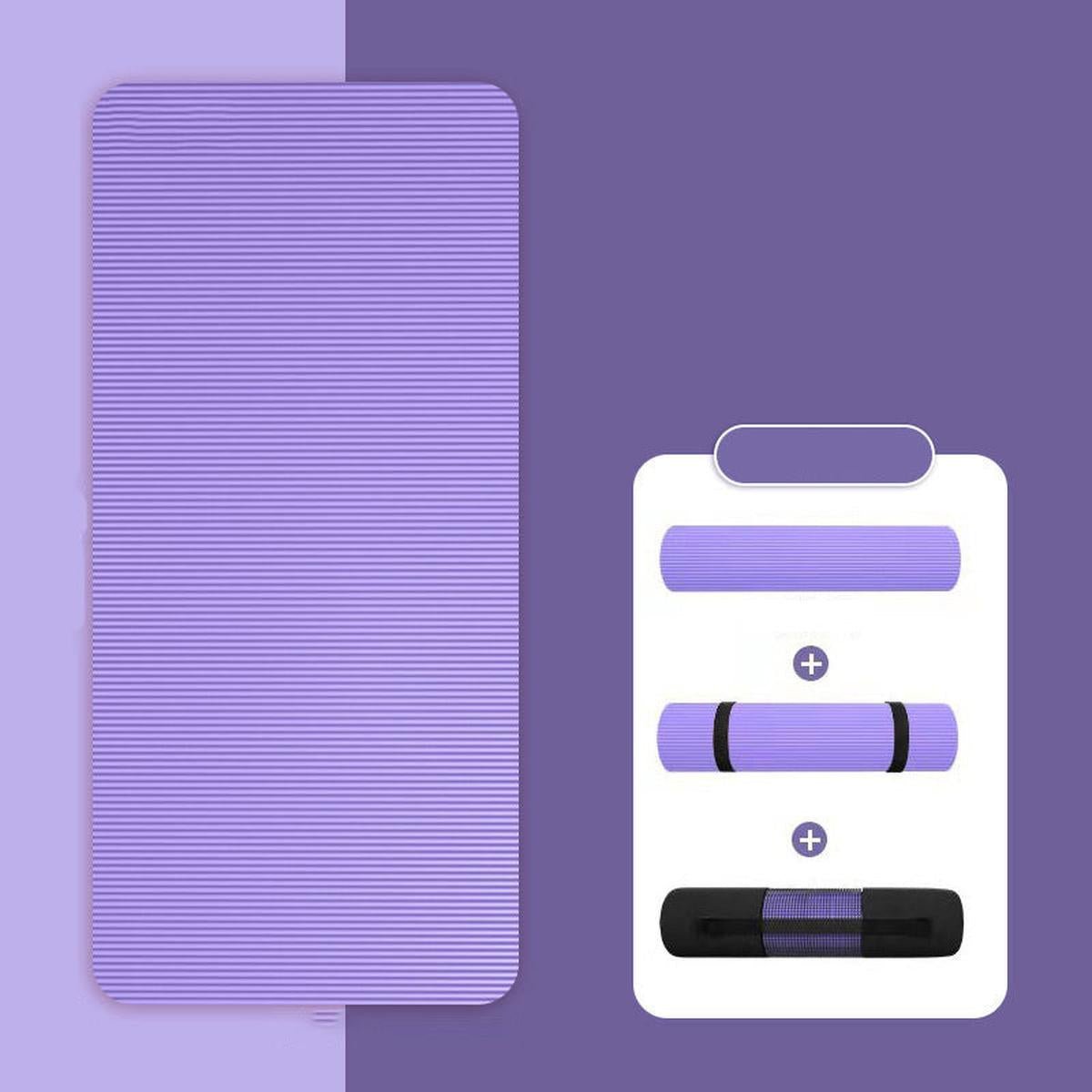 2m Extra Long Yoga Mat 15mm Foam with Carry Bag - Darian Fits