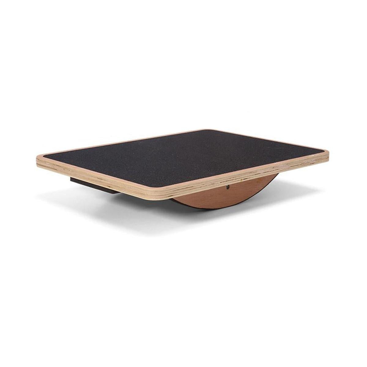 360° Wobble Balance Board with Wooden Top and Rubber Base - Darian Fits