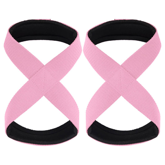 Padded Figure 8 Straps for Deadlift – Weight Lifting Wrist Straps for Power Lifters, Workout… — product image 2