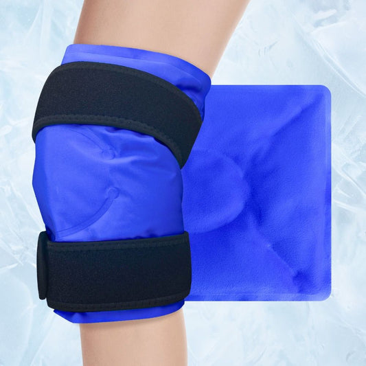 Reusable Knee Ice Pack Wrap – Hot Cold Compress Therapy for Pain Relief, Gel Knee Support for… — product image 2