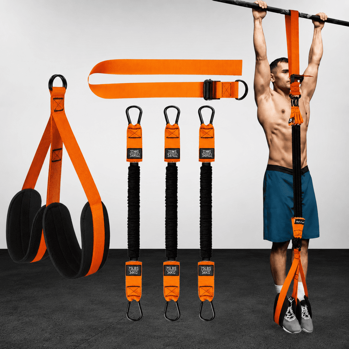 Adjustable Elastic Pull - Up Assistance Band with Steel Buckle - Darian Fits