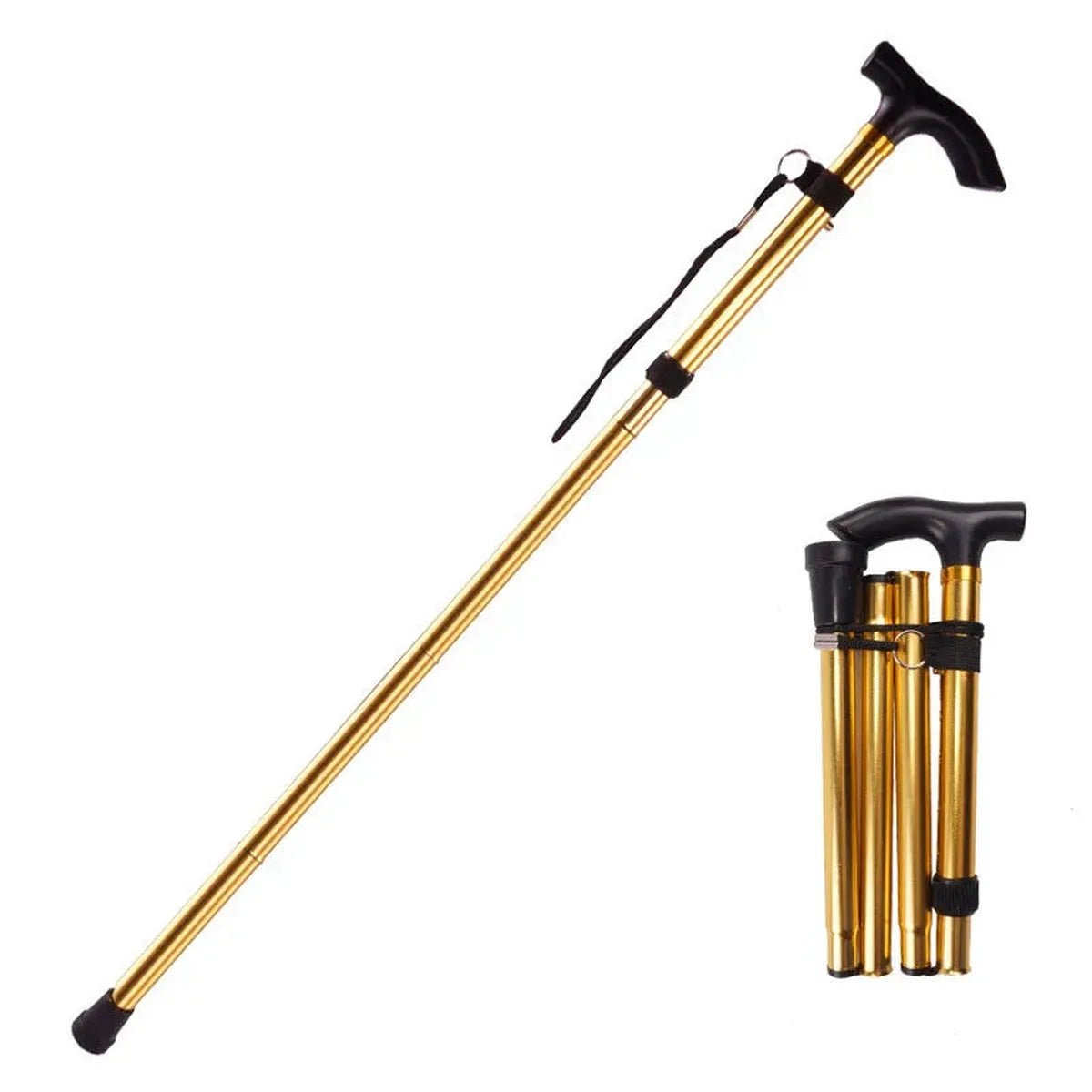 Aluminum Folding Telescopic Trekking Pole 27cm Compact - Darian Fits