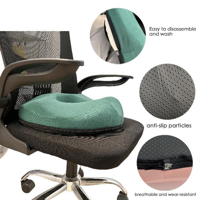 Memory Foam Donut Seat Cushion – Tailbone, Hemorrhoid, Sciatica, and Bed Sore Relief for Office,… — product image 12