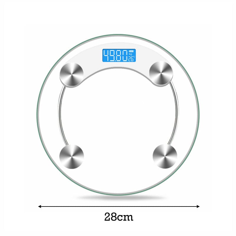 Round Digital Body Weight Scale – High-Definition LCD Display, Tempered Glass, Auto On/Off, Precision… — product image 12