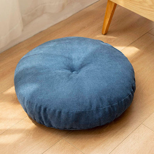 Round Floor Seat Cushion – Soft Tatami Meditation & Yoga Pad – Breathable Cotton & Linen, Comfortable… — product image 2