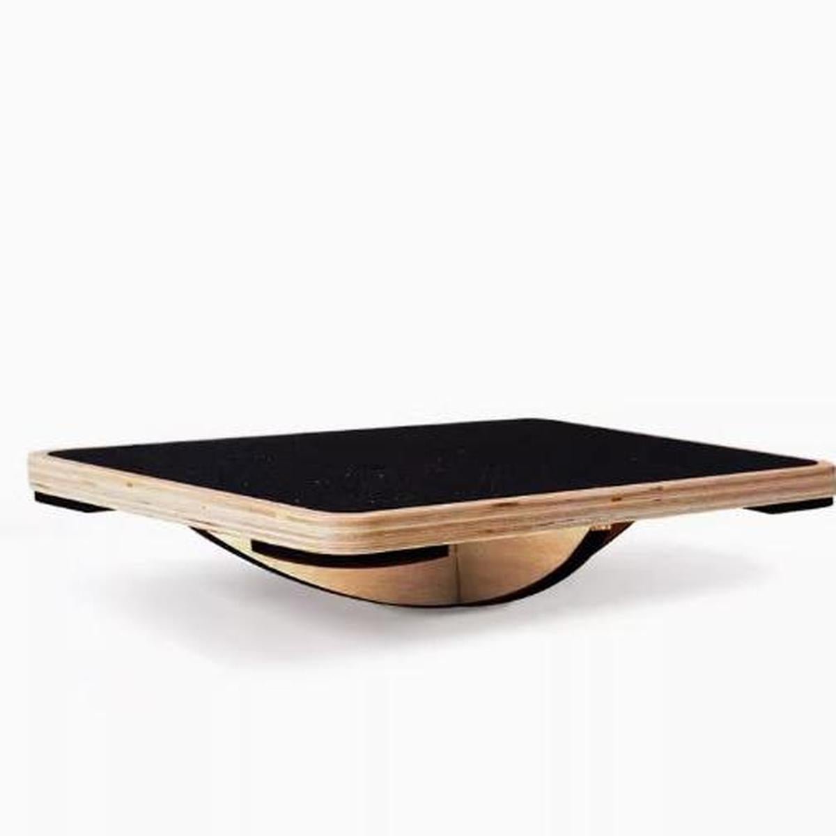 360° Wobble Balance Board with Wooden Top and Rubber Base - Darian Fits