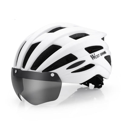 Magnetic Lens Cycling Helmet - Breathable, Lightweight MTB & Road Bike Helmet for Men & Women,… — product image 1