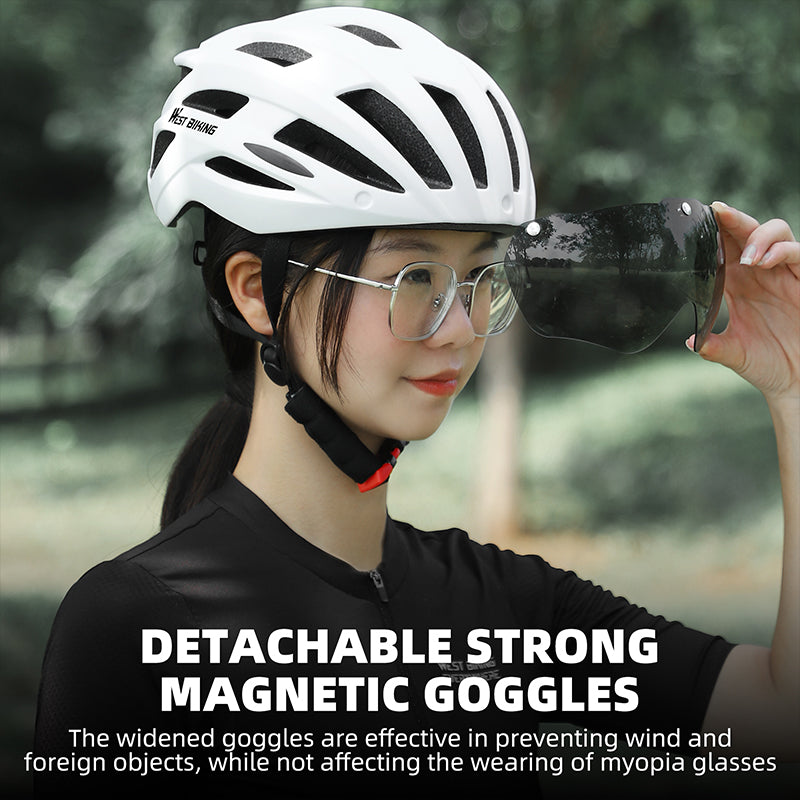 Magnetic Lens Cycling Helmet - Breathable, Lightweight MTB & Road Bike Helmet for Men & Women,… — product image 10