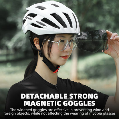 Magnetic Lens Cycling Helmet - Breathable, Lightweight MTB & Road Bike Helmet for Men & Women,… — product image 10