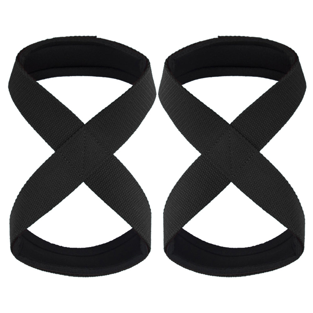 Padded Figure 8 Straps for Deadlift – Weight Lifting Wrist Straps for Power Lifters, Workout… — product image 3
