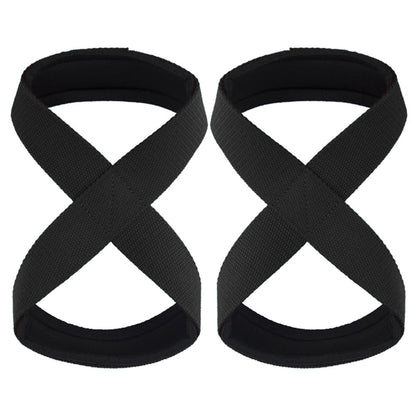 Padded Figure 8 Straps for Deadlift – Weight Lifting Wrist Straps for Power Lifters, Workout… — product image 3