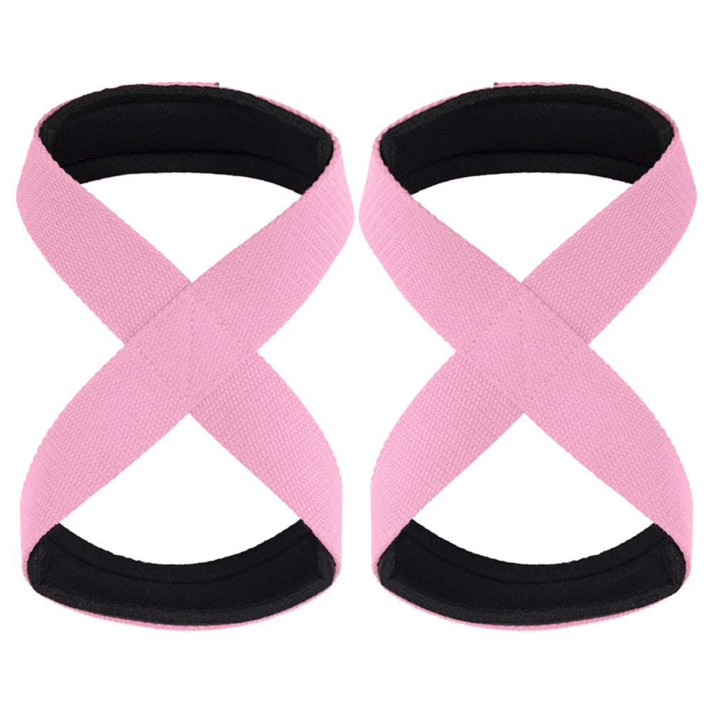 Padded Figure 8 Straps for Deadlift – Weight Lifting Wrist Straps for Power Lifters, Workout… — product image 2