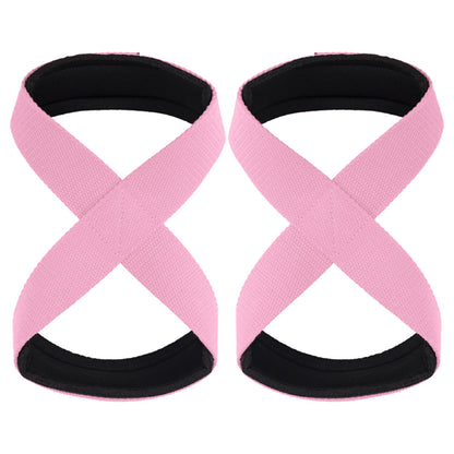 Padded Figure 8 Straps for Deadlift – Weight Lifting Wrist Straps for Power Lifters, Workout… — product image 2