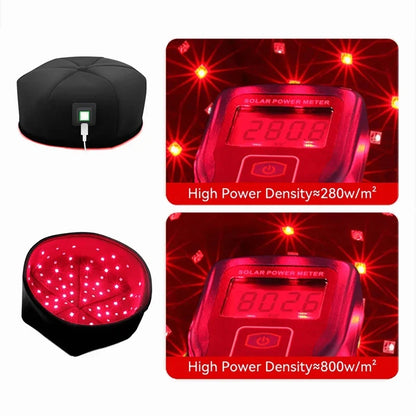 660nm & 830nm LED Light Cap – Red & Near-Infrared Wearable Hat for Scalp Comfort and Relaxation Use — product image 4