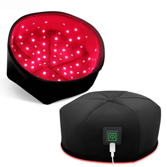 660nm & 830nm LED Light Cap – Red & Near-Infrared Wearable Hat for Scalp Comfort and Relaxation Use — product image 1