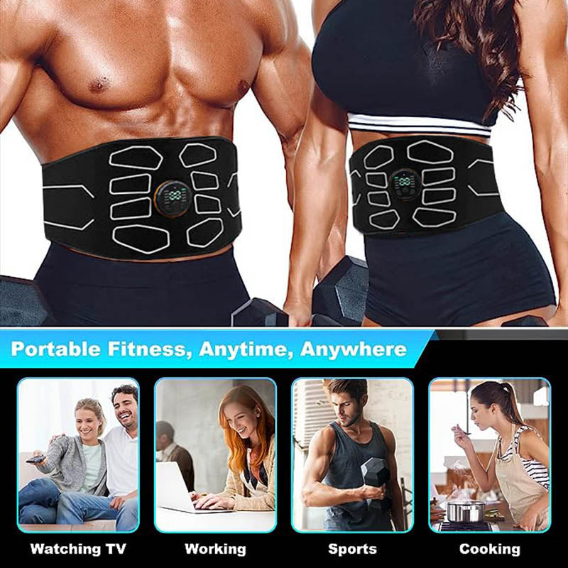 Abdominal Toning Belt - Electronic Muscle Stimulator for Home and Office Fitness — product image 3