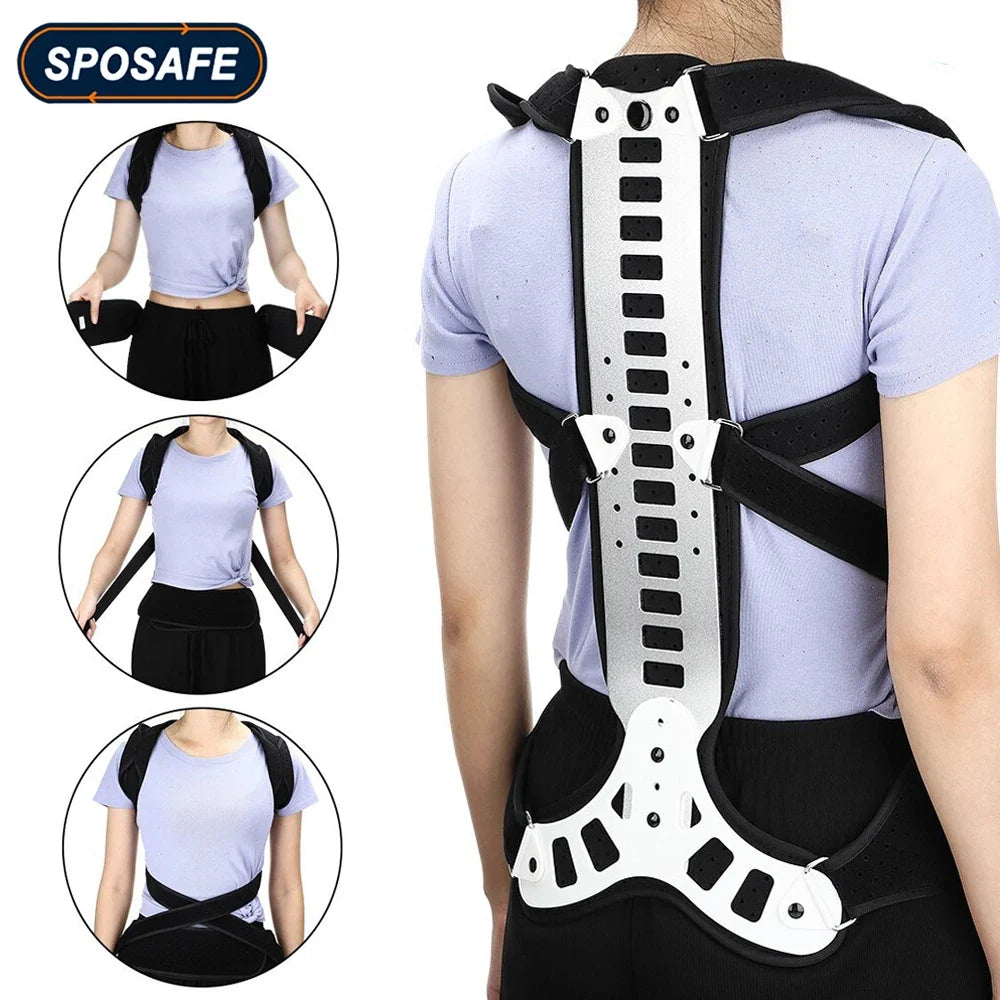 Adjustable Back Brace Posture Corrector for Scoliosis & Hunchback Relief — product image 3