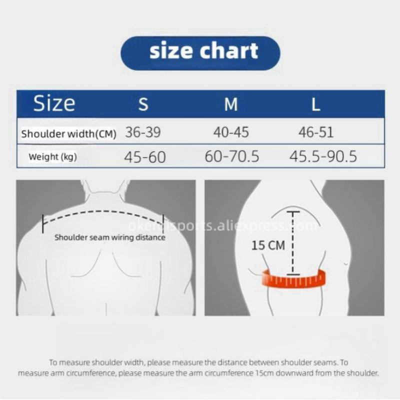 Adjustable Shoulder Brace for Sports, Back Pain Relief, Compression Support, Double Bandage Strap,… — product image 12