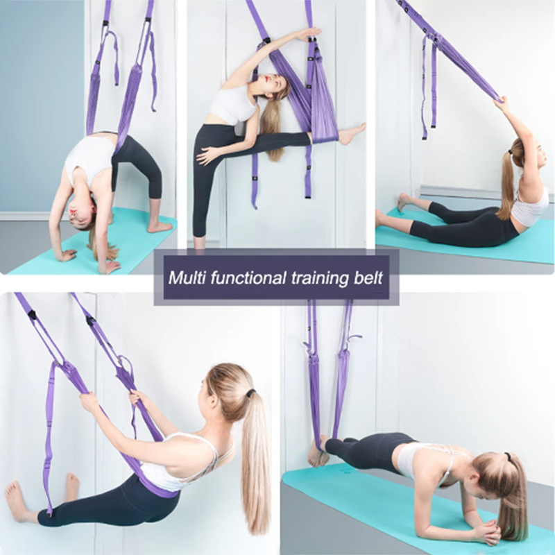 Aerial Yoga Belt – Durable Inversion Trainer for Yoga, Fitness, and Stretching, Thick Elastic Design… — product image 8