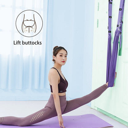 Aerial Yoga Strap – Adjustable Stretching & Inversion Belt for Leg Splits, Flexibility Training, with… — product image 12