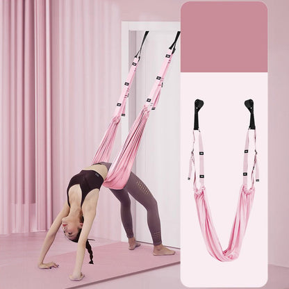 Aerial Yoga Strap – Adjustable Stretching & Inversion Belt for Leg Splits, Flexibility Training, with… — product image 1