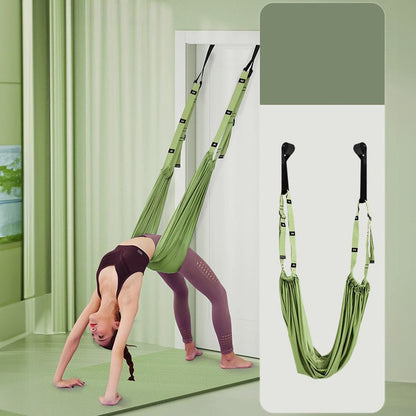 Aerial Yoga Strap – Adjustable Stretching & Inversion Belt for Leg Splits, Flexibility Training, with… — product image 2
