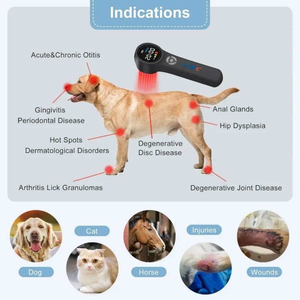 Cold Laser Therapy Device for Pain Relief | 4x808nm & 16x650nm Infrared Light Therapy | Handheld… — product image 11