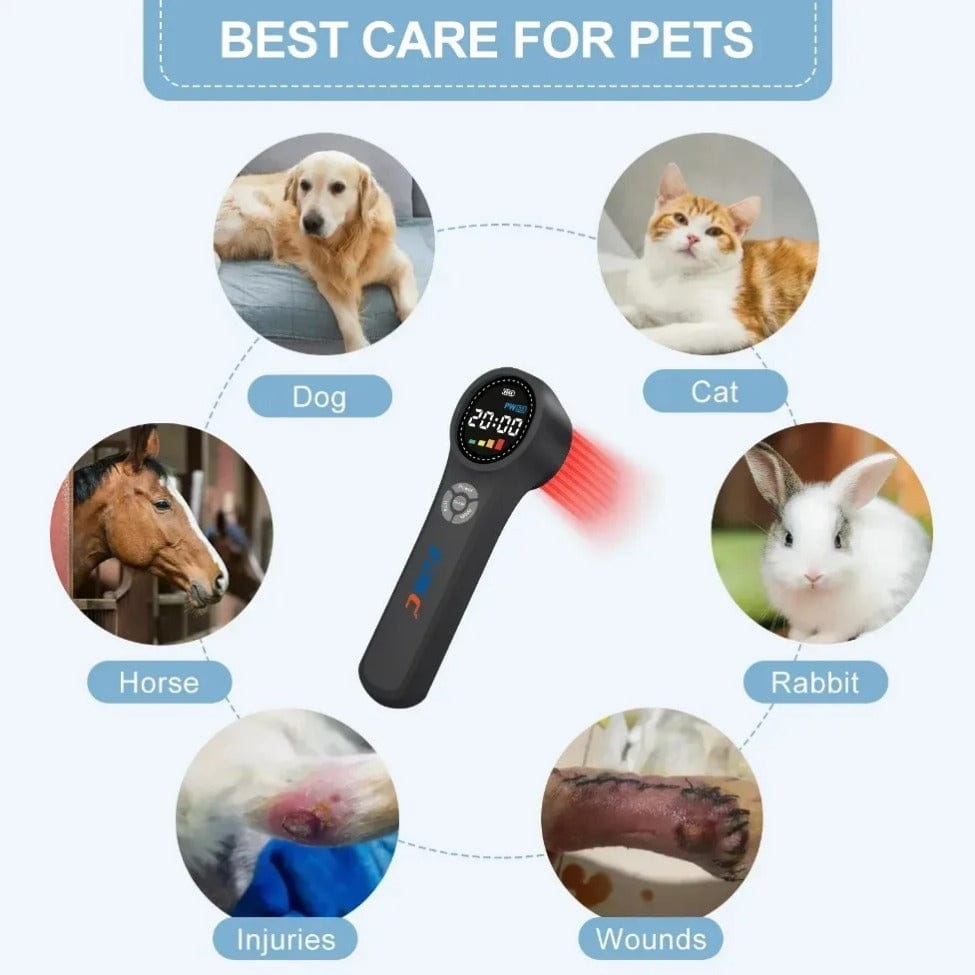 Cold Laser Therapy Device for Pain Relief | 4x808nm & 16x650nm Infrared Light Therapy | Handheld… — product image 7