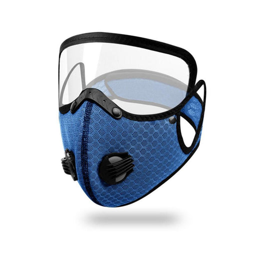 Cycling Face Mask with Goggles – Dustproof Protective Mask with Replaceable Carbon Filter, Breathable… — product image 1