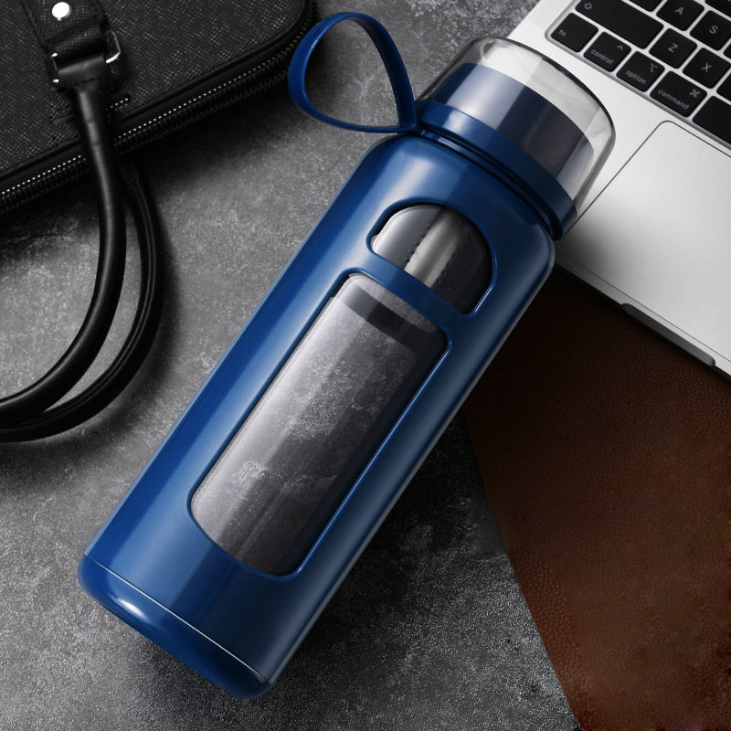 Double-Layer Insulated Tea Cup with Water Separation — product image 1