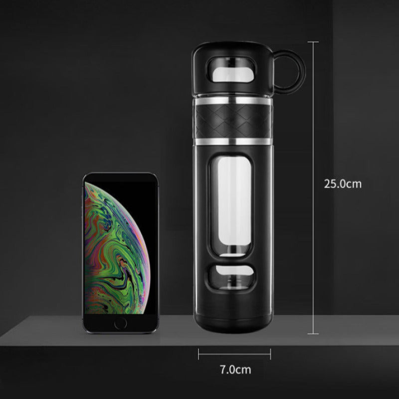 Double-Layer Insulated Tea Cup with Water Separation — product image 7