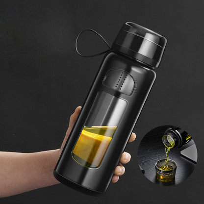 Double-Layer Insulated Tea Cup with Water Separation — product image 9