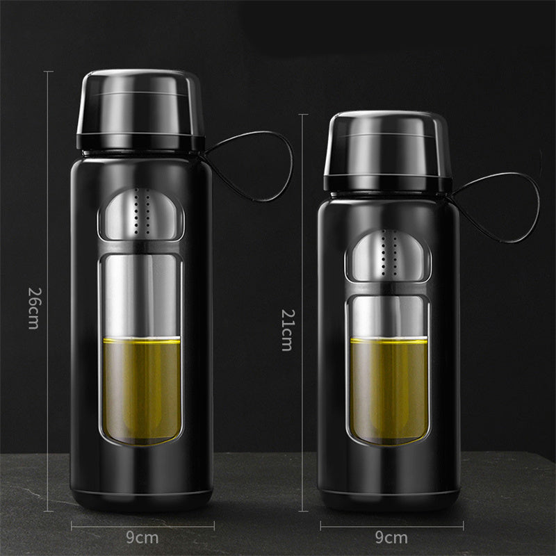Double-Layer Insulated Tea Cup with Water Separation — product image 11