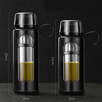 Double-Layer Insulated Tea Cup with Water Separation — product image 11
