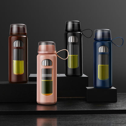 Double-Layer Insulated Tea Cup with Water Separation — product image 12