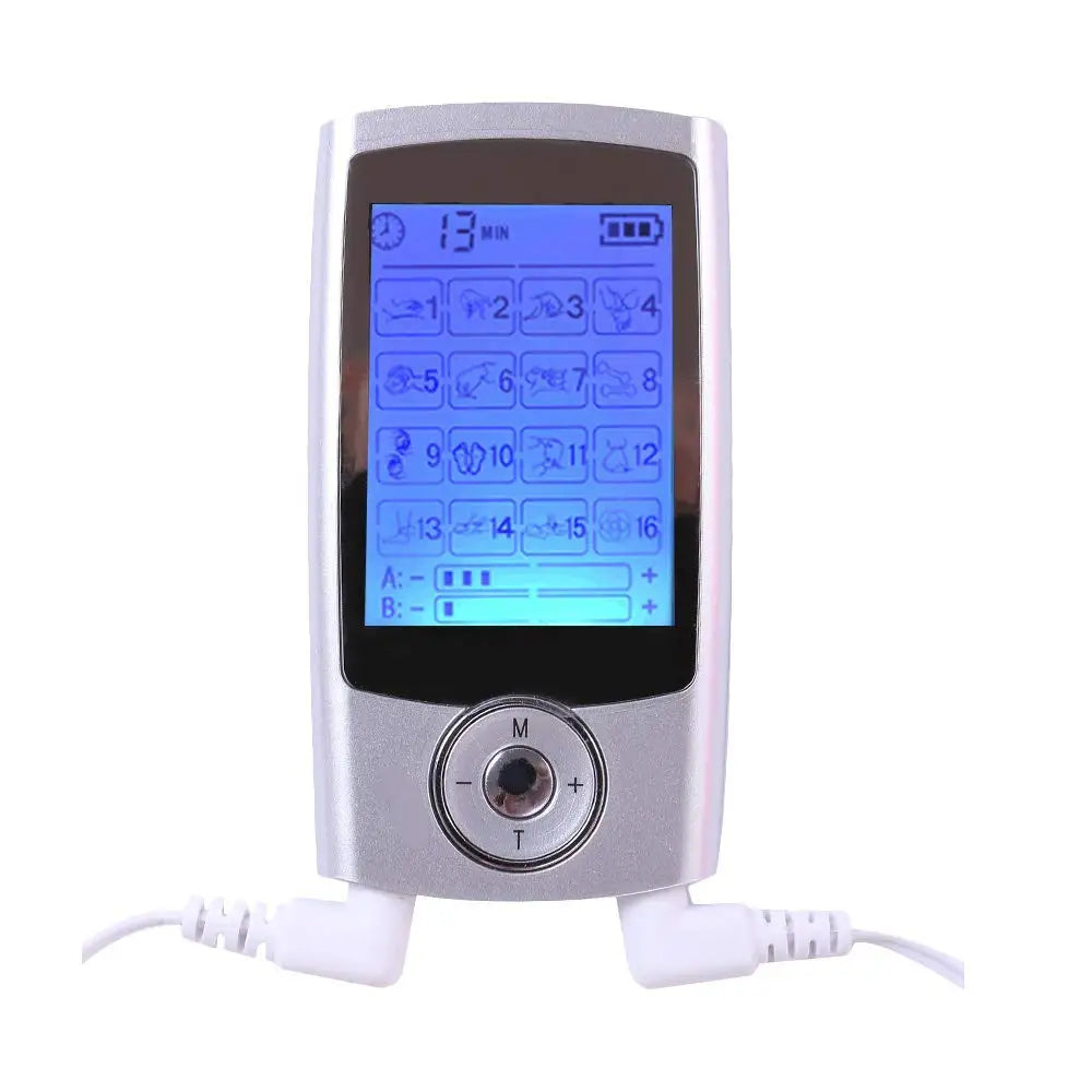 Dual-Channel Electric Pulse Massager – Rechargeable EMS/TENS Stimulation Device with 16 Modes, LCD… — product image 9