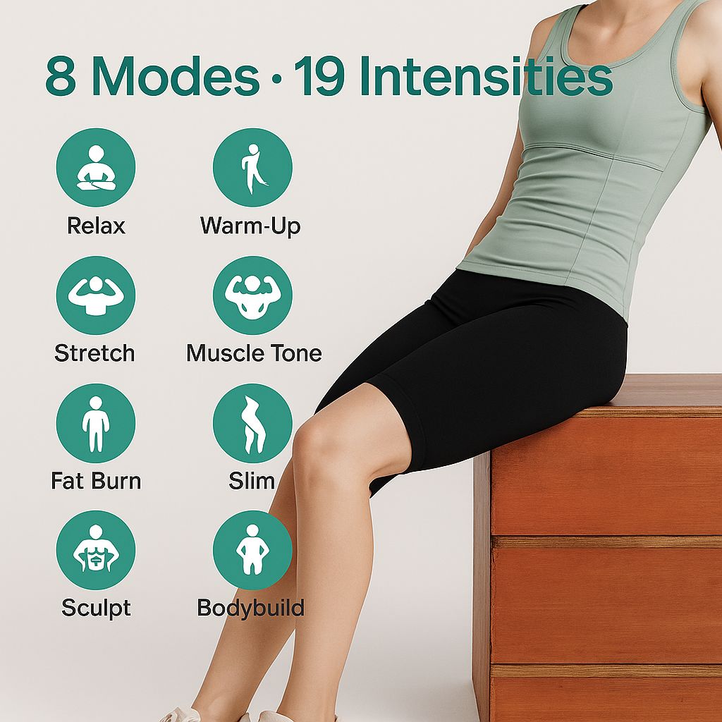 EMS Muscle Stimulation Massage Pants for Weight Loss and Leg Shaping — product image 5