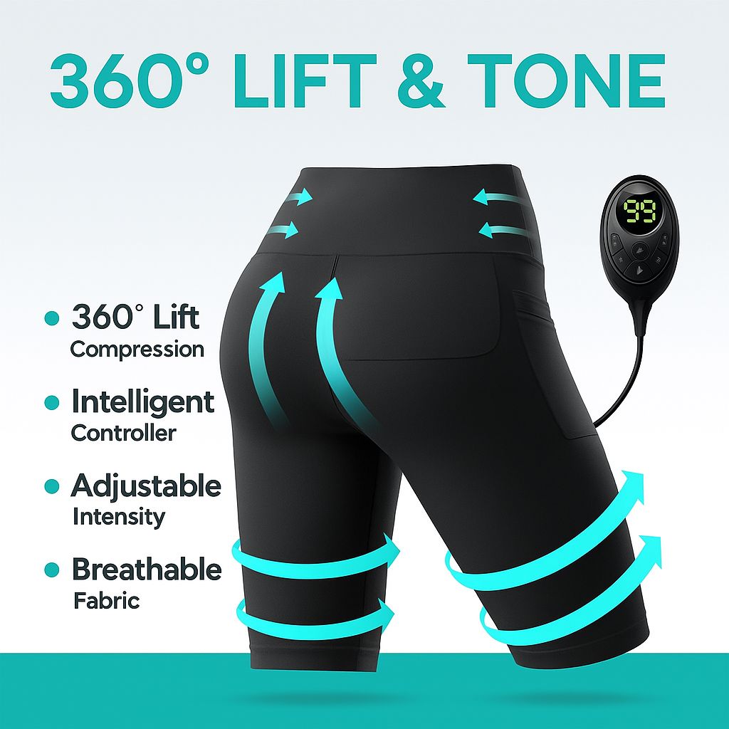 EMS Muscle Stimulation Massage Pants for Weight Loss and Leg Shaping — product image 7