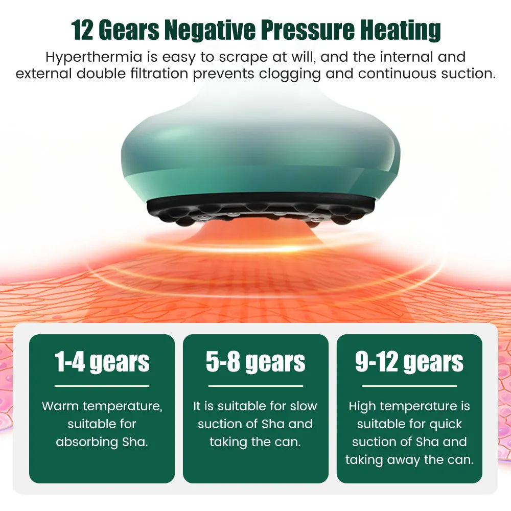 Electric Cupping Massager - 12-Level Vacuum Suction — product image 7