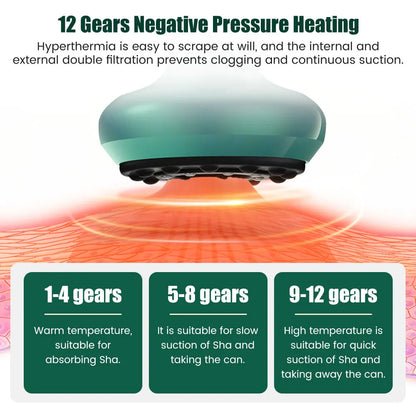 Electric Cupping Massager - 12-Level Vacuum Suction — product image 7