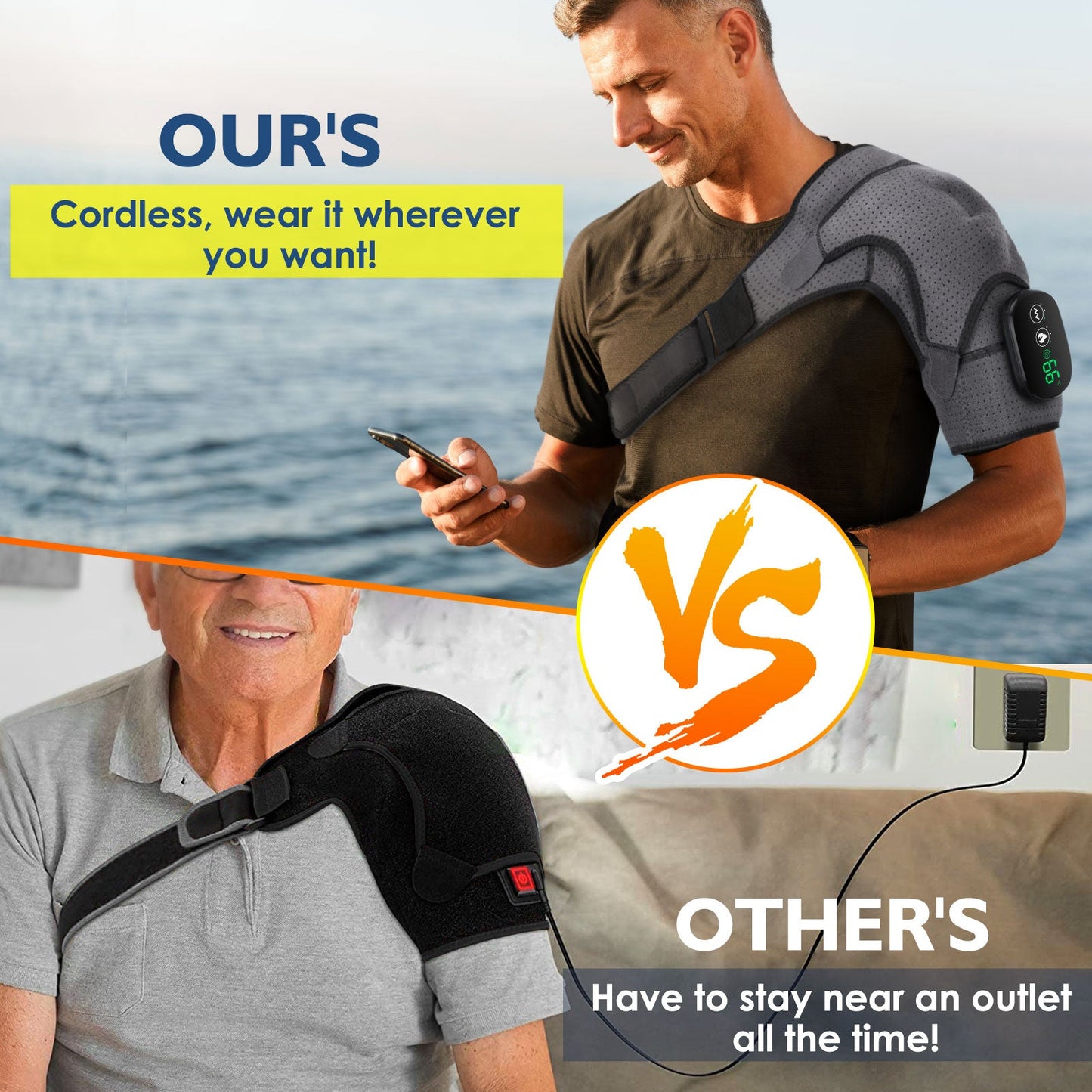 Electrically Heated Shoulder Pads - USB Charging — product image 9