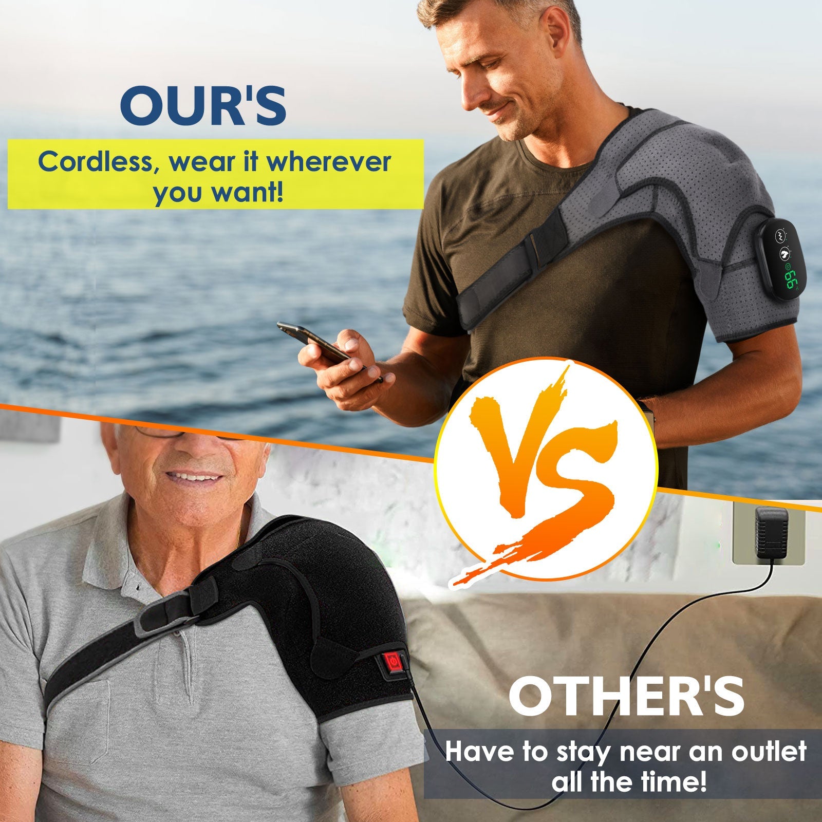 Electrically Heated Shoulder Pads - USB Charging — product image 9