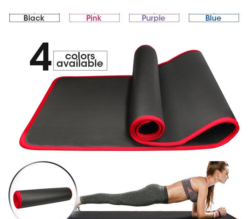 Extra Thick Yoga Mat – 10mm Non-Slip, Environmental NRB Material – 183x61cm, Reversible, Durable,… — product image 7