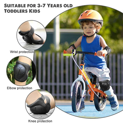 Kids Knee Pads, Elbow Pads & Wrist Guards Safety Set for Ages 3-7, Adjustable Protective Gear for… — product image 11