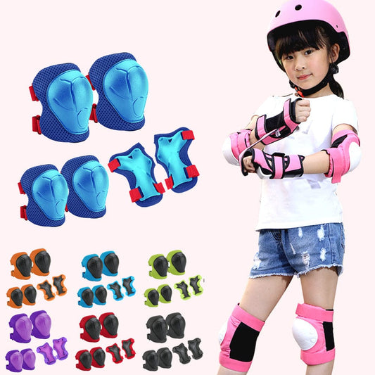 Kids Knee Pads, Elbow Pads & Wrist Guards Safety Set for Ages 3-7, Adjustable Protective Gear for… — product image 1