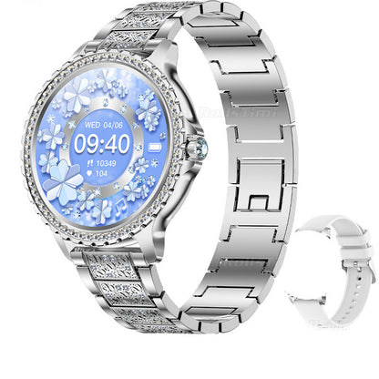 Luxury Women's Smartwatch – Heart Rate, Blood Oxygen, Sleep Monitoring, Bluetooth Call, Diamond… — product image 7