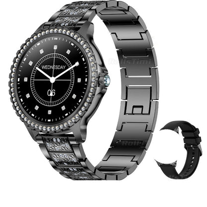 Luxury Women's Smartwatch – Heart Rate, Blood Oxygen, Sleep Monitoring, Bluetooth Call, Diamond… — product image 8