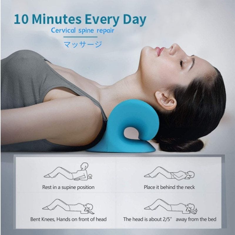 Neck and Shoulder Stretcher Relaxer - Cervical Chiropractic Traction Device — product image 10