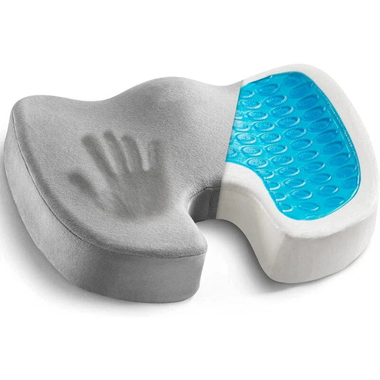Non-Slip Gel & Memory Foam Cushion – Ergonomic Coccyx Support for Office Chairs, Cars, and Long… — product image 1
