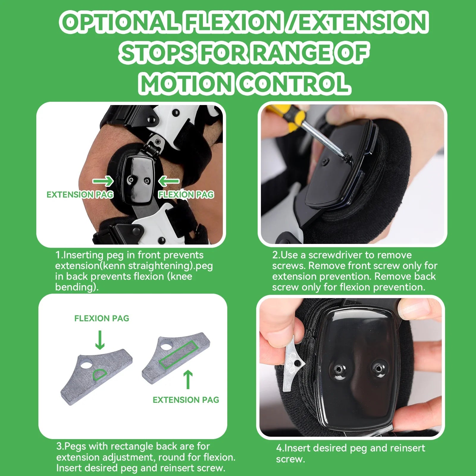 OA Unloader Knee Brace – Adjustable Hinged Support with Medial Offloading and Range of Motion Control — product image 8